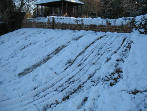 Snow slide, Priory Park, Orpington