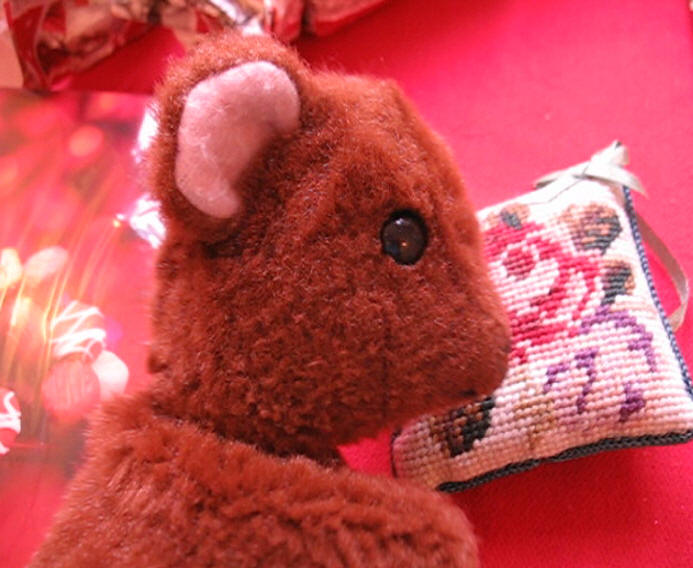 Brown Teddy with scented drawer cushion