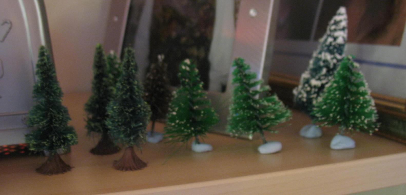 Christmas decoration trees