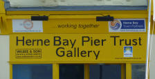 Herne Bay - Herne Bay Pier Trust Gallery sign