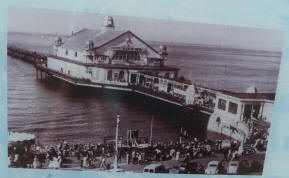 Herne Bay - Old postcard of pier