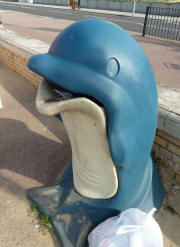Herne Bay - Dolphin waste bin