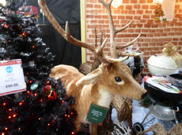 Ruxley Manor Garden Centre - toy reindeer