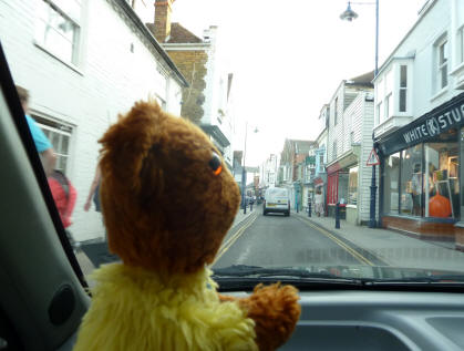 Whitstable - Driving through town