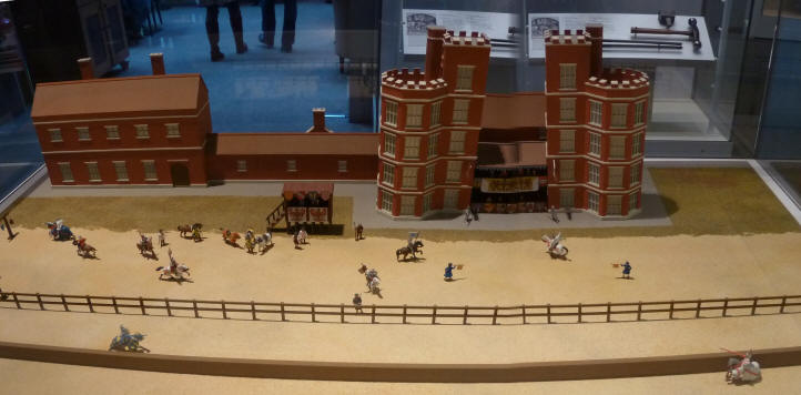 Discover Greenwich Centre - model of jousting