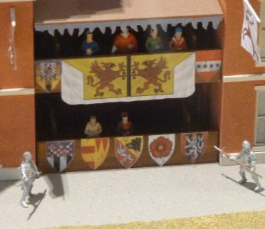 Discover Greenwich Centre - model of jousting - spectators