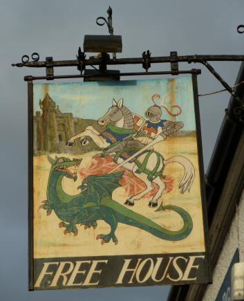 Sevenoaks - George and Dragon pub sign