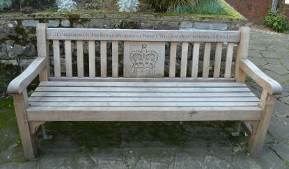Sevenoaks - Royal Wedding bench