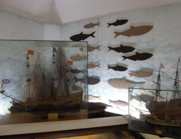 Model boats in Shipwreck Museum