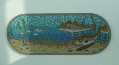 Mosaic in Southend Pier entrance