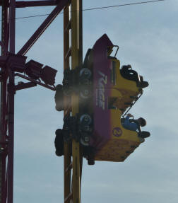 Amusements vertical roller coaster