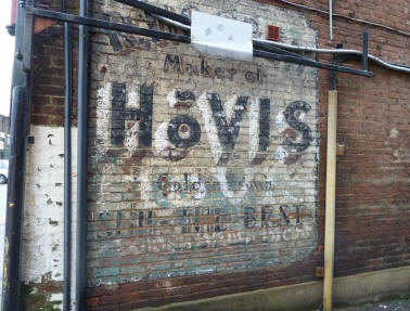 Painted Hovis Bread sign