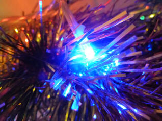 Tinsel with light