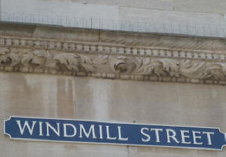 Windmill Street road sign Gravesend