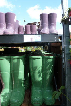 Welly boot pots