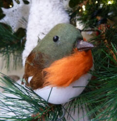 Christmas decorations - robin