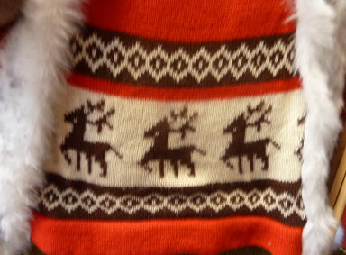Reindeer knitting