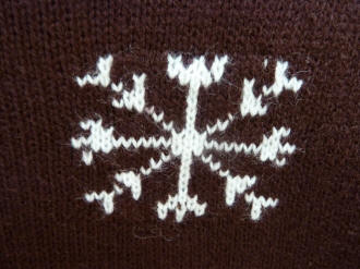Snowflake knitting