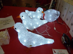 LED dove decorations
