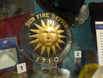 Museum fire office plaque