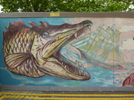 North Woolwich mural