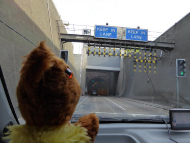 Blackwall Tunnel entrance northbound