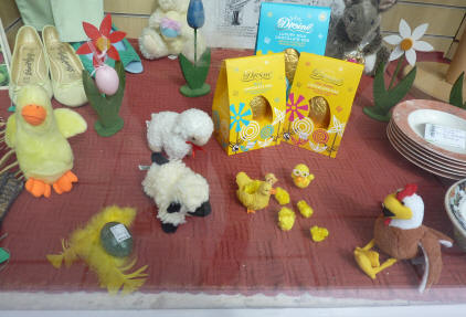 Easter shop window display