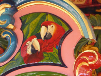 Carter,s steam fair paintings of parrots