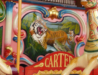 Carter's steam fair painting of tiger