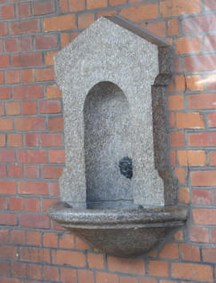 Old drinking fountain at Limehouse Station