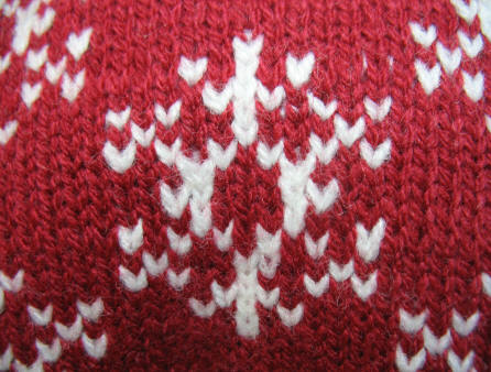 Snowflake 1 knitting