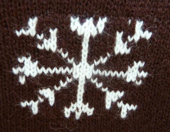 Snowflake 2 knitting