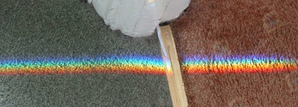 Rainbow on carpet