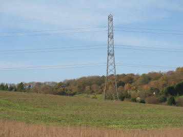 Pylon near Green Street Green