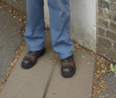 Greenwich Park - Meridian Line below courtyard 1