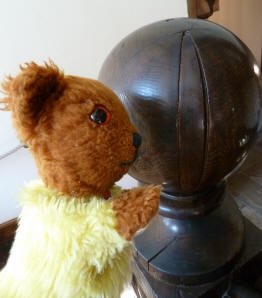 Hall Place Bexleyheath - Repaired newel globe finial
