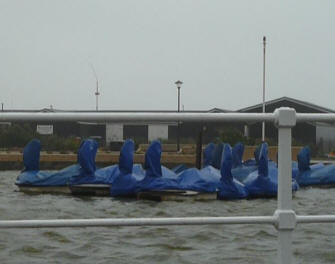 Hastings - Choppy waters on boating lake