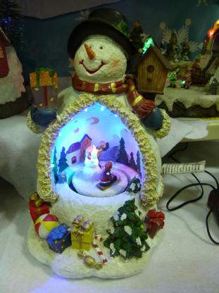 Snowman snowscene toy