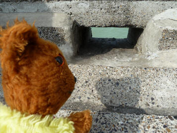 Margate - Drainage hole on pier