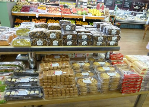 Cakes in Polhill farm shop