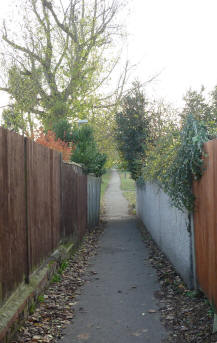 Path to Poverest Recreation Ground