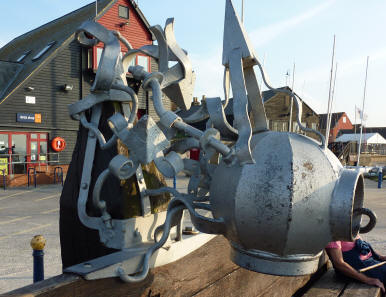 Whitstable - Diving helmet sculpture