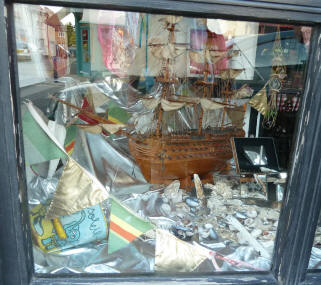 Whitstable - Boat in shop window