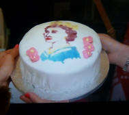 Diamond Jubilee Pageant - Queen's Head cake