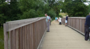 New bridge at end of lake