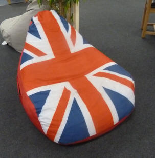 Union Jack beanbag