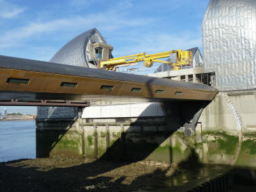 Thames Barrier small side gate