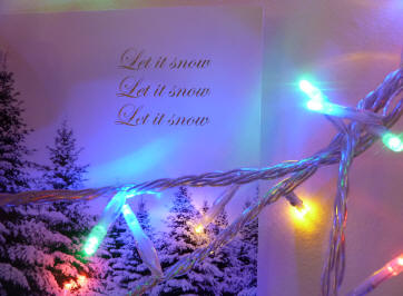 Let It Snow Christmas card