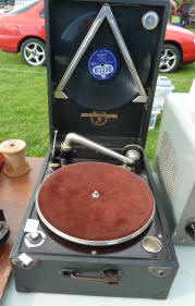 Antique record player