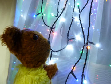 Christmas lights - window